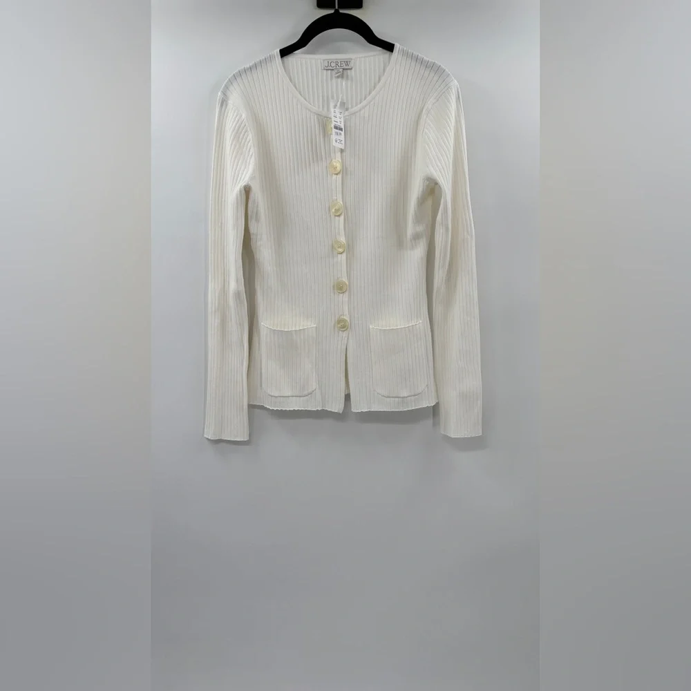 J.Crew Super-stretch ribbed cardigan - Picture 5 of 6